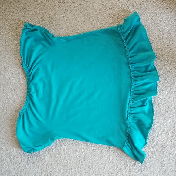 Chaps Teal Tunic Top (Girls Size M (8/10)) - Picture 5 of 5